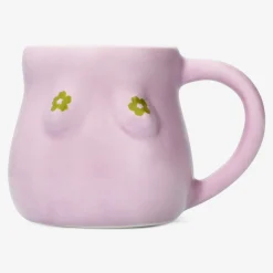 Flying Tiger Rosa mugg med bröst - 360 ml^ Midsommar|Muggar & Keramik