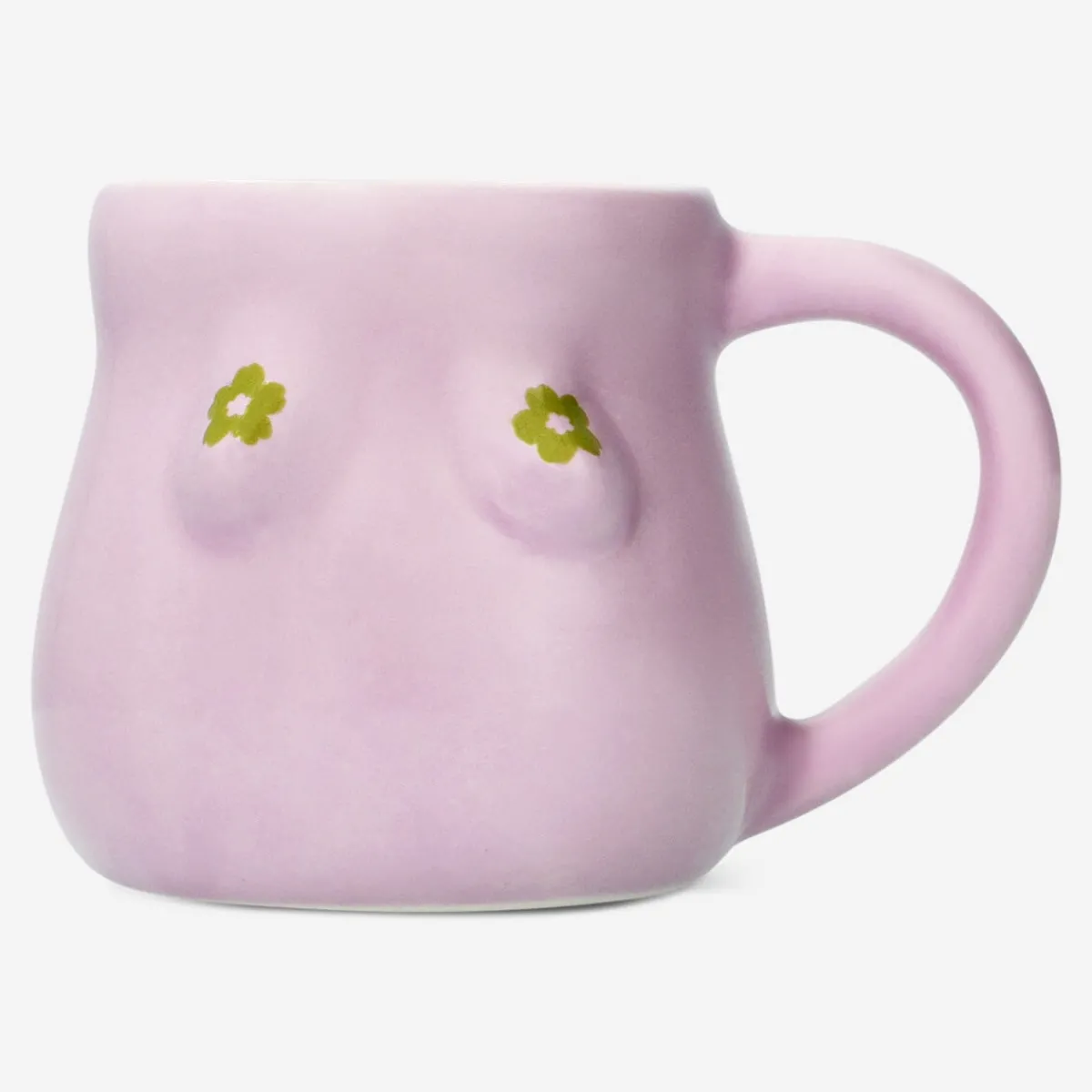 Flying Tiger Rosa mugg med bröst - 360 ml^ Midsommar|Muggar & Keramik
