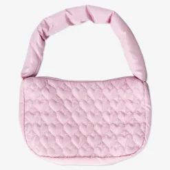 Flying Tiger Rosa väska med quiltade hjärtan^ Väskor & Ryggsäckar