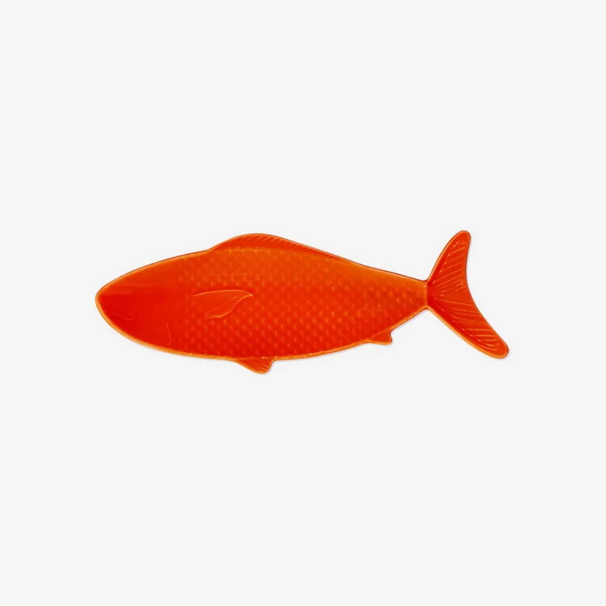 Flying Tiger Serveringstallrik med orange fisk - 26 cm^ Muggar & Keramik|Gåvor Till Inflyttningsfesten