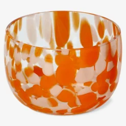 Flying Tiger Skål med orange prickar^ Midsommar|Bordsserviser
