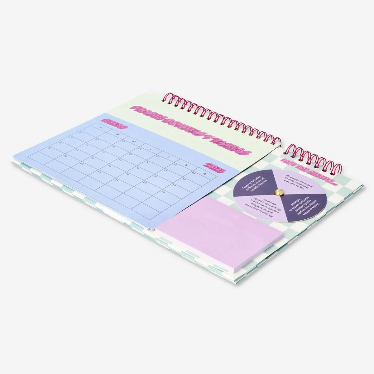 Flying Tiger Skrivbordskalender med månadsuppgifter - spanska^ Kalendrar