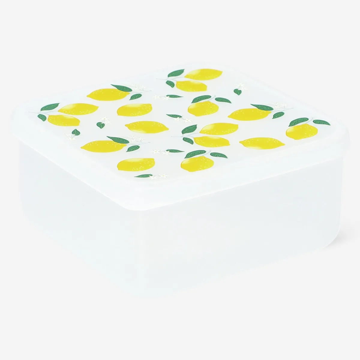 Flying Tiger Snackbox med citron. Stor^ Matlådor & Dricksflaskor|Köksförvaring & Praktiska Saker
