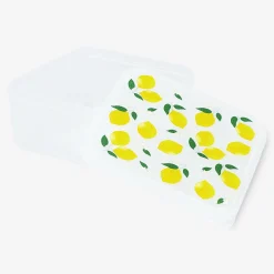 Flying Tiger Snackbox med citron. Stor^ Matlådor & Dricksflaskor|Köksförvaring & Praktiska Saker