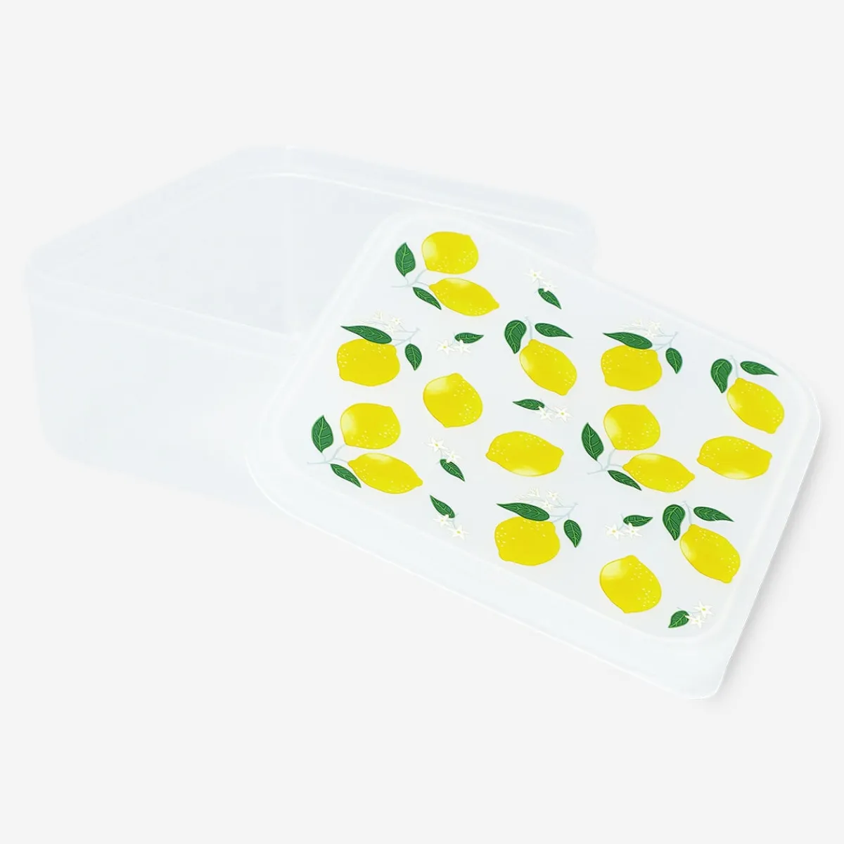 Flying Tiger Snackbox med citron. Stor^ Matlådor & Dricksflaskor|Köksförvaring & Praktiska Saker