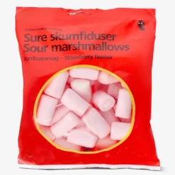 Flying Tiger Sura marshmallows. Jordgubbssmak^ Godis