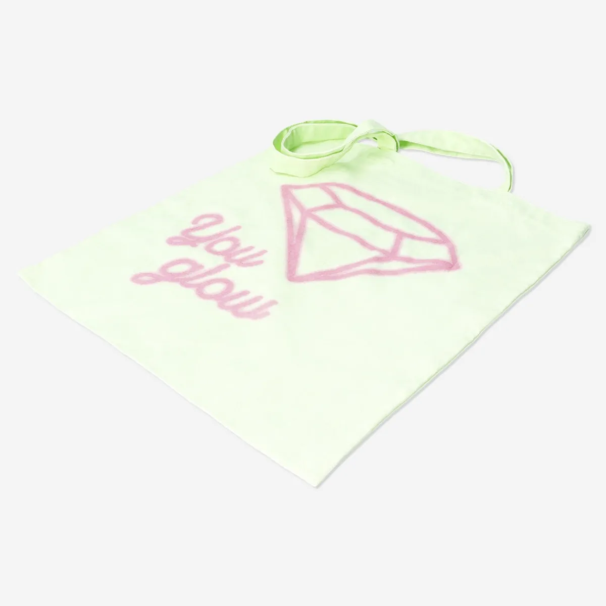 Flying Tiger Tote Bag med diamant^ Tygpåsar