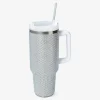 Flying Tiger Tumbler med gnistrande stenar - 1200 ml^ Matlådor & Dricksflaskor|Julklappar Till Tonåringar