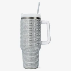 Flying Tiger Tumbler med gnistrande stenar - 1200 ml^ Matlådor & Dricksflaskor|Julklappar Till Tonåringar