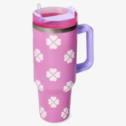 Flying Tiger Tumbler med klövertryck - 1,2 L^ Bordsserviser|Muggar & Keramik