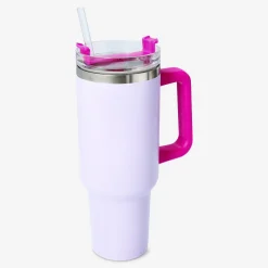 Flying Tiger Tumbler med lock och sugrör. 1.2 L^ Muggar & Keramik|Matlådor & Dricksflaskor