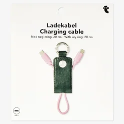 Flying Tiger USB C-laddningskabel med nyckelring^ Power Banks|Kablar