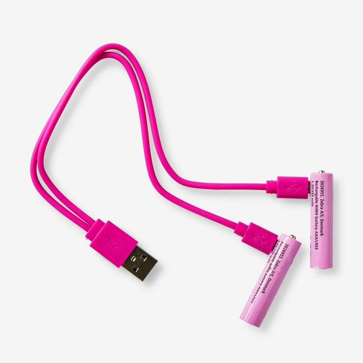Flying Tiger USB-laddningsbara batterier - AAA^ Hörlurar & Batterier