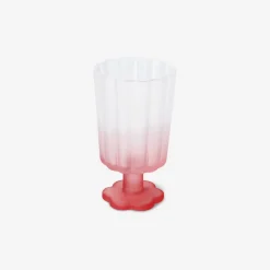 Flying Tiger Vinglas med frostad rosa yta^Kvinnor Baraccessoarer|Bordsserviser