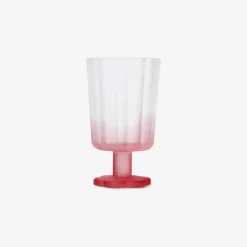 Flying Tiger Vinglas med frostad rosa yta^Kvinnor Baraccessoarer|Bordsserviser